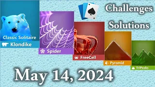 Microsoft Solitaire Collection: May 14, 2024