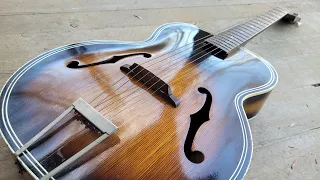 The Fantastic Harmony Archtop #harmonyguitars #archtop #vintageguitar #guitar #harmonychicago