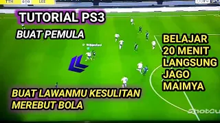 TUTORIAL BERMAIN BOLA PES AGAR LAWAN KESULITAN MEREBUT BOLA KITA