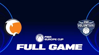 Norrkoping Dolphins v CSO Voluntari | Full Basketball Game | FIBA Europe Cup 2022-23