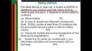 LEPROSY AND MALARIA