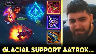 Glacial Augment Support Aatrox Actually Legit?! Ft.Naayil | Spear Shot