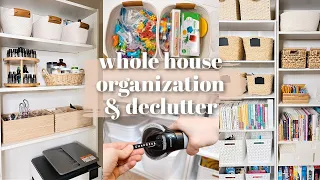 ORGANIZE WITH ME | HOME ORGANIZATION | DECLUTTER CLEAN WITH ME | EXTREME MOTIVATION