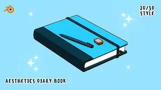 Create a Book in Blender 📖 - Grease Pencil & Toon Shader ✏️