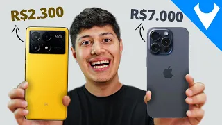 veja! POCO X6 PRO vs iPhone 15 PRO - QUAL MELHOR para você? Comparativo