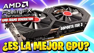 Esta TARJETA GRAFICA BARATA RX 580 SOPORTA FSR 3 FRAME GENERATION