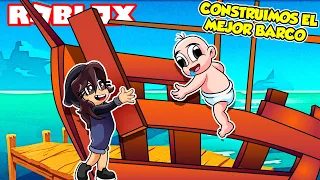 CONTRUIMOS UN BARCO NOOB 😂| BEBE NOOB Y NOOBSI en ROBLOX