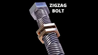 A bolt with ZIGZAG threads