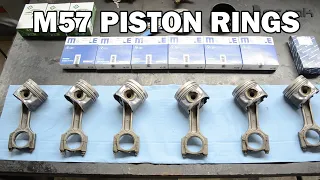 BMW M57 Engine Rebuild Crankshaft + Piston Rings Assembly