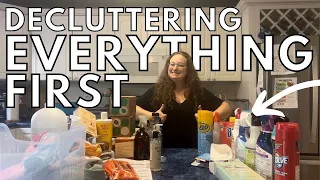 DECLUTTER and ORGANIZE with Me with a NEW RADICAL DECLUTTERING METHOD! (MINI RESET part 2)