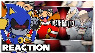 METAL SONIC REACTS TO DR.EGGMAN VS DR.WILY?! DEATHBATTLE!!