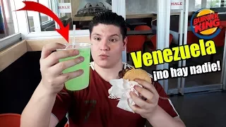 ASÍ ES UN BURGER KING EN VENEZUELA ¡Tienen limonada!