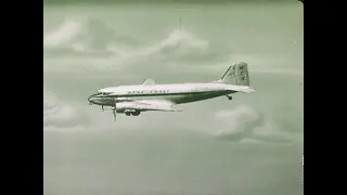 West Coast Airlines Promotional Video from the early 1950s featuring Paul Bunyan