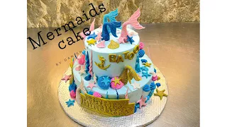 How To Make Mermaids Cake | Trending cakes | Simple Decoration