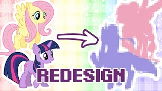 redesigning my little pony characters!! part 1 ✯ (speedpaint + commentary)