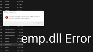 How to Fix RDR 2 pc Error emp.dll | Link in the description