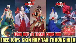 [Gcaothu] Tổng hợp 10 trang phục mới chính thức ra mắt - Free 100% toàn server siêu phẩm hợp tác