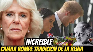 INCREÍBLE LO QUE SUCEDE! CAMILA PARKER COMENZÓ a HACER de LAS SUYAS, ROMPE TRADICIÓN de REINA ISABEL