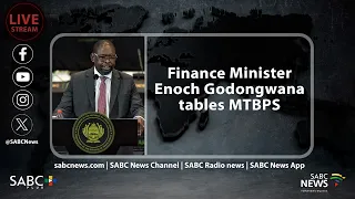 Finance Minister Enoch Godongwana tables his MTBPS