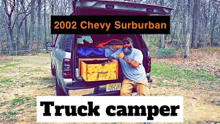 2002 Chevy suburban truck camper/overlanding