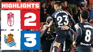 GRANADA CF 2 - 3 REAL SOCIEDAD | HIGHLIGHTS LALIGA EA SPORTS