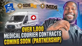 OVER 1,000 MEDICAL COURIER CONTRACTS COMING SOON‼️🚑🚑🚑😱 #medicalcourier #courier #cargovan #apps