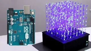 8x8x8 LED CUBE WITH ARDUINO UNO