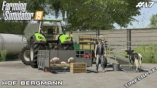 Our CALF escaped and selling PRODUCTS w/@kedex | Hof Bergmann | Farming Simulator 19 | Episode 17