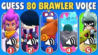 Can You Guess ALL 80 Brawlers by Voice Line? | Brawl Stars Quiz