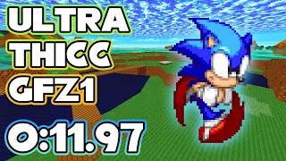 [TAS] SRB2 - Ultra Thicc GFZ1 w/ XMomentum Sonic - 0:11.97