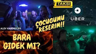 Bara Davet Eden Kızlarla Uberde Zor Anlar ( Amerika'da UBER )  ( California'da Komik Taksi )