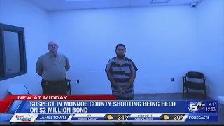 Suspect in Monroe County Shooting being Held on $2 Million Bond