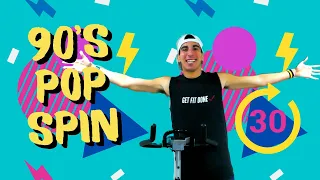 30 Minute 90's Pop Spin Class!