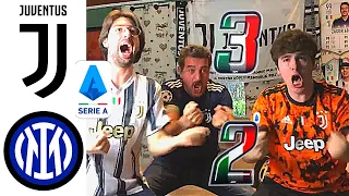 GODURIAAAA!!! JUVENTUS 3-2 INTER | LIVE REACTION TIFOSI JUVENTINI HD