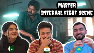 MASTER Interval Fight Scene Reaction | Vijay Thalapathy | Vijay Sethupathi | Foreigners React