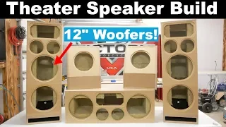 Home Theater Speakers Build | Diy Sound Group 1299 and Volt 10