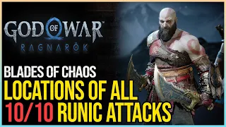 All Blades of Chaos Runic Attack Locations God of War Ragnarok