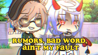 Rumors, Bad Word, Ain't My Fault GLMV//Paris & Alex's Backstory// gacha life music video