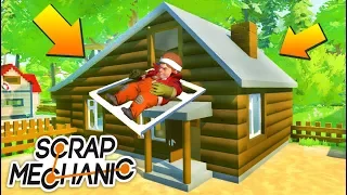 МИХАЛЫЧ ВЫВАЛИЛСЯ ИЗ ОКНА БАБКИНОГО ДОМА !!! МУЛЬТИК в Scrap Mechanic