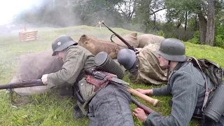 "Мы из будущего-6".Военно-историческая реконструкция освобождения Россон 19 сентября 1942 года-ч.5.