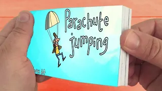 Parachute Jumping - Cartoon-Box 64 | Flip Book