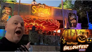 First night of Hallow Fest at Six Flags Over Texas - A brief look at the scare zones