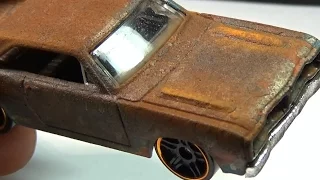 How to apply a rust effect to a Hot Wheels custom