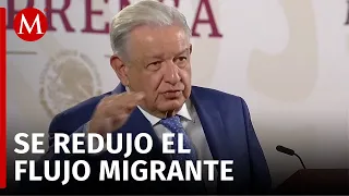 Flujo migratorio se redujo 50% en frontera con Estados Unidos: AMLO