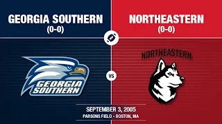 2005 Week 1 - Georgia Southern at Northeastern