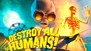 ТОКСИЧНЫЕ КОРОВЫ, ТОЛПА ДЕБИЛОВ И ИСПЕПЕЛИТЕЛЬ! | Destroy All Humans! #2