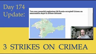 3 UKRAINIAN STRIKES ON CRIMEA: What happened on Day 174 of the Russian invasion of Ukraine