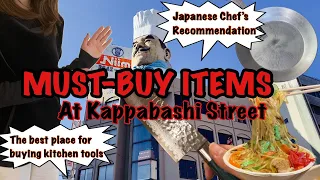 YOU CAN’T MISS THIS PLACE!!! Shopping at Kappabashi Street.