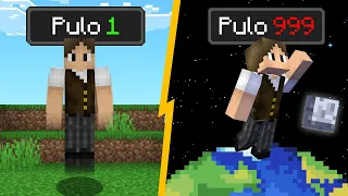 Minecraft: TODA VEZ QUE EU PULO A ALTURA MULTIPLICA!