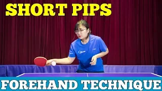 Forehand Technique With Short Pips Rubber | MLFM Table Tennis Tutorial